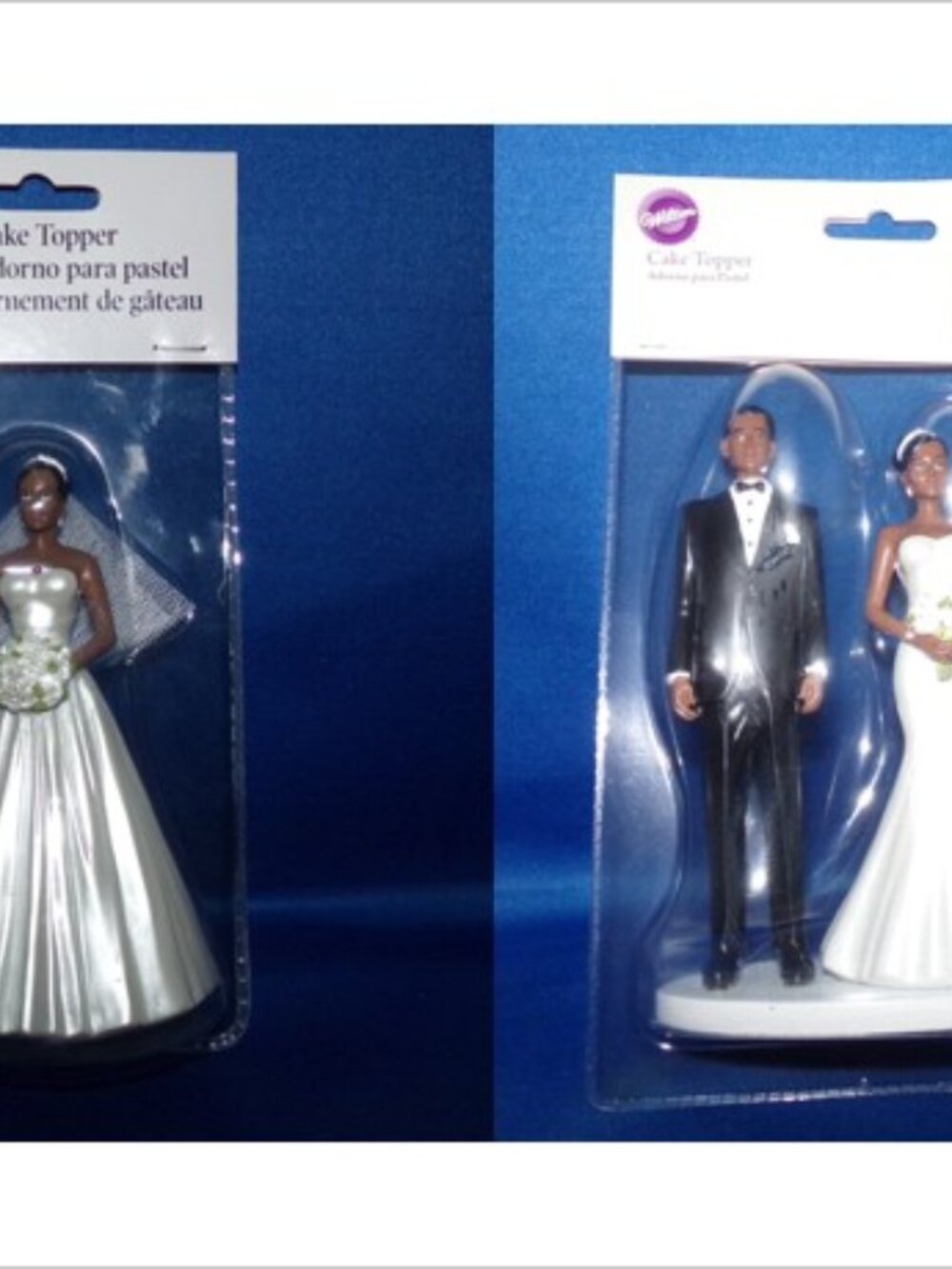 Pick 1 Wilton Wedding Cake topper Bride or Bride & Groom NEW